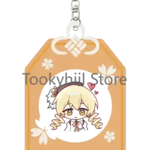 Madoka Magica Acrylic Keychain Sakura Exquisite Pattern Cosplay Props Bag Decorate Girl Móc Treo Đeo Thoại, Standee, Móc Khoá In Theo Yêu Cầu, Chất Liệu Mica Dày 4mm, Kích Thước 5.5 Cm, Có In Test Mẫu