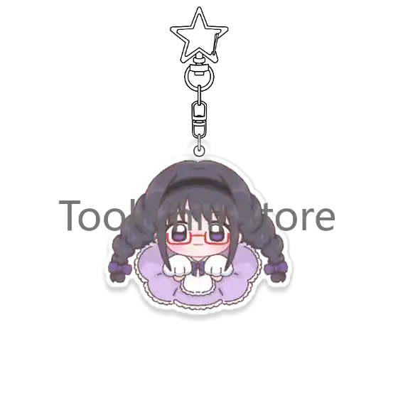 Madoka Magica Keychain Fashion Exquisite Anime Cartoon Figure Figure Decor Pendant Key Ring Móc Treo Đeo Thoại, Standee, Móc Khoá In Theo Yêu Cầu, Chất Liệu Mica Dày 4mm, Kích Thước 5.5 Cm, Có In Test Mẫu