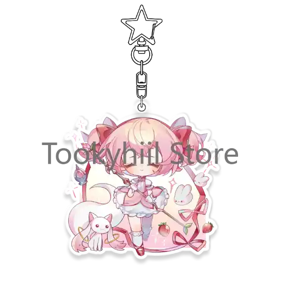madoka-magica-keychain-fashion-exquisite-var8-1789466192826-737 Madoka Magica Keychain Fashion Exquisite Anime Cartoon Figure Figure Decor Pendant Key Ring Móc Treo Đeo Thoại, Standee, Móc Khoá In Theo Yêu Cầu, Chất Liệu Mica Dày 4mm, Kích Thước 5.5 Cm, Có In Test Mẫu