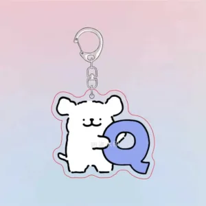 Maltese Dog Cute Puppy Acrylic Keychain Charms Pendant Wonderful Gift Key Chain Cute Souvenir Móc Treo Đeo Thoại, Standee, Móc Khoá In Theo Yêu Cầu, Chất Liệu Mica Dày 4mm, Kích Thước 5.5 Cm, Có In Test Mẫu