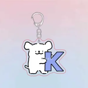 Maltese Dog Cute Puppy Acrylic Keychain Charms Pendant Wonderful Gift Key Chain Cute Souvenir Móc Treo Đeo Thoại, Standee, Móc Khoá In Theo Yêu Cầu, Chất Liệu Mica Dày 4mm, Kích Thước 5.5 Cm, Có In Test Mẫu