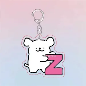 Maltese Dog Cute Puppy Acrylic Keychain Charms Pendant Wonderful Gift Key Chain Cute Souvenir Móc Treo Đeo Thoại, Standee, Móc Khoá In Theo Yêu Cầu, Chất Liệu Mica Dày 4mm, Kích Thước 5.5 Cm, Có In Test Mẫu