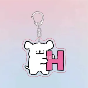 Maltese Dog Cute Puppy Acrylic Keychain Charms Pendant Wonderful Gift Key Chain Cute Souvenir Móc Treo Đeo Thoại, Standee, Móc Khoá In Theo Yêu Cầu, Chất Liệu Mica Dày 4mm, Kích Thước 5.5 Cm, Có In Test Mẫu