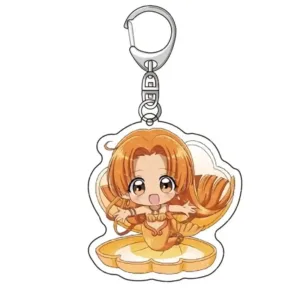 Mermaid Melody Pichi Pichi Pitch Keychain Cosplay Anime Nanami Ruchia Lucia Hanon Hosho Bag Móc Treo Đeo Thoại, Standee, Móc Khoá In Theo Yêu Cầu, Chất Liệu Mica Dày 4mm, Kích Thước 5.5 Cm, Có In Test Mẫu