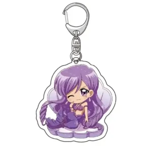 Mermaid Melody Pichi Pichi Pitch Keychain Cosplay Anime Nanami Ruchia Lucia Hanon Hosho Bag Móc Treo Đeo Thoại, Standee, Móc Khoá In Theo Yêu Cầu, Chất Liệu Mica Dày 4mm, Kích Thước 5.5 Cm, Có In Test Mẫu