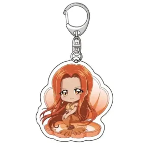 Mermaid Melody Pichi Pichi Pitch Keychain Cosplay Anime Nanami Ruchia Lucia Hanon Hosho Bag Móc Treo Đeo Thoại, Standee, Móc Khoá In Theo Yêu Cầu, Chất Liệu Mica Dày 4mm, Kích Thước 5.5 Cm, Có In Test Mẫu