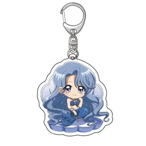 Mermaid Melody Pichi Pichi Pitch Keychain Cosplay Anime Nanami Ruchia Lucia Hanon Hosho Bag Móc Treo Đeo Thoại, Standee, Móc Khoá In Theo Yêu Cầu, Chất Liệu Mica Dày 4mm, Kích Thước 5.5 Cm, Có In Test Mẫu