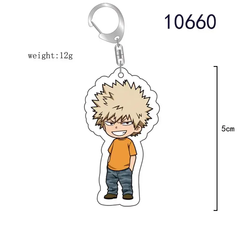 Mha My Hero Academia Acrylic Keychain Jewelry Friends Key Chain Related Products Creativity Móc Treo Đeo Thoại, Standee, Móc Khoá In Theo Yêu Cầu, Chất Liệu Mica Dày 4mm, Kích Thước 5.5 Cm, Có In Test Mẫu