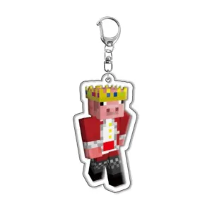 Minecraft Acrylic Game Related Products New Keychain Jewelry Friends Fan Gift Charms Souvenir Móc Treo Đeo Thoại, Standee, Móc Khoá In Theo Yêu Cầu, Chất Liệu Mica Dày 4mm, Kích Thước 5.5 Cm, Có In Test Mẫu