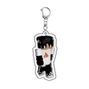 Minecraft Acrylic Game Related Products New Keychain Jewelry Friends Fan Gift Charms Souvenir Móc Treo Đeo Thoại, Standee, Móc Khoá In Theo Yêu Cầu, Chất Liệu Mica Dày 4mm, Kích Thước 5.5 Cm, Có In Test Mẫu