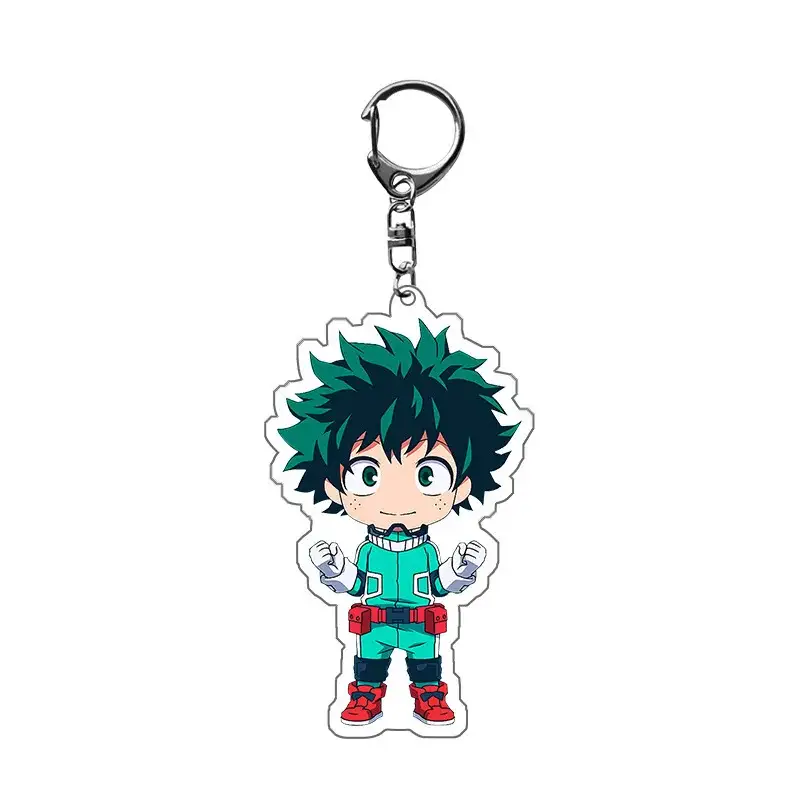 My Hero Academia Midoriya Izuku Keychain Yazawa Serizawa Figure Acrylic Key Ring Jewelry Móc Treo Đeo Thoại, Standee, Móc Khoá In Theo Yêu Cầu, Chất Liệu Mica Dày 4mm, Kích Thước 5.5 Cm, Có In Test Mẫu