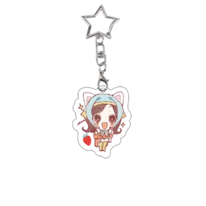 Nana Acrylic Keychain Machiko Kawaii Exquisite Student Keyring Bag Pendant Anime Cartoon Móc Treo Đeo Thoại, Standee, Móc Khoá In Theo Yêu Cầu, Chất Liệu Mica Dày 4mm, Kích Thước 5.5 Cm, Có In Test Mẫu