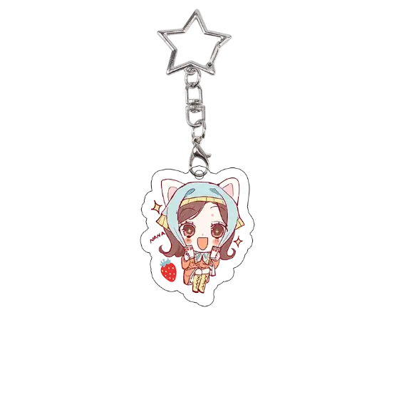 Nana Acrylic Keychain Machiko Kawaii Exquisite Student Keyring Bag Pendant Anime Cartoon Móc Treo Đeo Thoại, Standee, Móc Khoá In Theo Yêu Cầu, Chất Liệu Mica Dày 4mm, Kích Thước 5.5 Cm, Có In Test Mẫu
