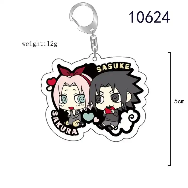 Naruto Anime Acrylic Friends Gift Girl Pendant Jewelry Cute Creative Keychain Akatsuki Uchiha Móc Treo Đeo Thoại, Standee, Móc Khoá In Theo Yêu Cầu, Chất Liệu Mica Dày 4mm, Kích Thước 5.5 Cm, Có In Test Mẫu