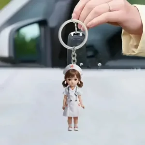 New 2d Flat Nurse Doctor Angel In White Acrylic Keychain Car Rearview Mirror Backpack Hanging Móc Treo Đeo Thoại, Standee, Móc Khoá In Theo Yêu Cầu, Chất Liệu Mica Dày 4mm, Kích Thước 5.5 Cm, Có In Test Mẫu New 2d Flat Nurse Doctor Angel In White Acrylic Keychain Car Rearview Mirror Backpack Hanging Móc Treo Đeo Thoại, Standee, Móc Khoá In Theo Yêu Cầu, Chất Liệu Mica Dày 4mm, Kích Thước 5.5 Cm, Có In Test Mẫu