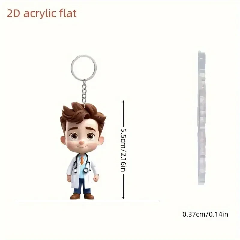 new-2d-flat-nurse-doctor-angel-in-white-var5-1789450409977-764 New 2d Flat Nurse Doctor Angel In White Acrylic Keychain Car Rearview Mirror Backpack Hanging Móc Treo Đeo Thoại, Standee, Móc Khoá In Theo Yêu Cầu, Chất Liệu Mica Dày 4mm, Kích Thước 5.5 Cm, Có In Test Mẫu