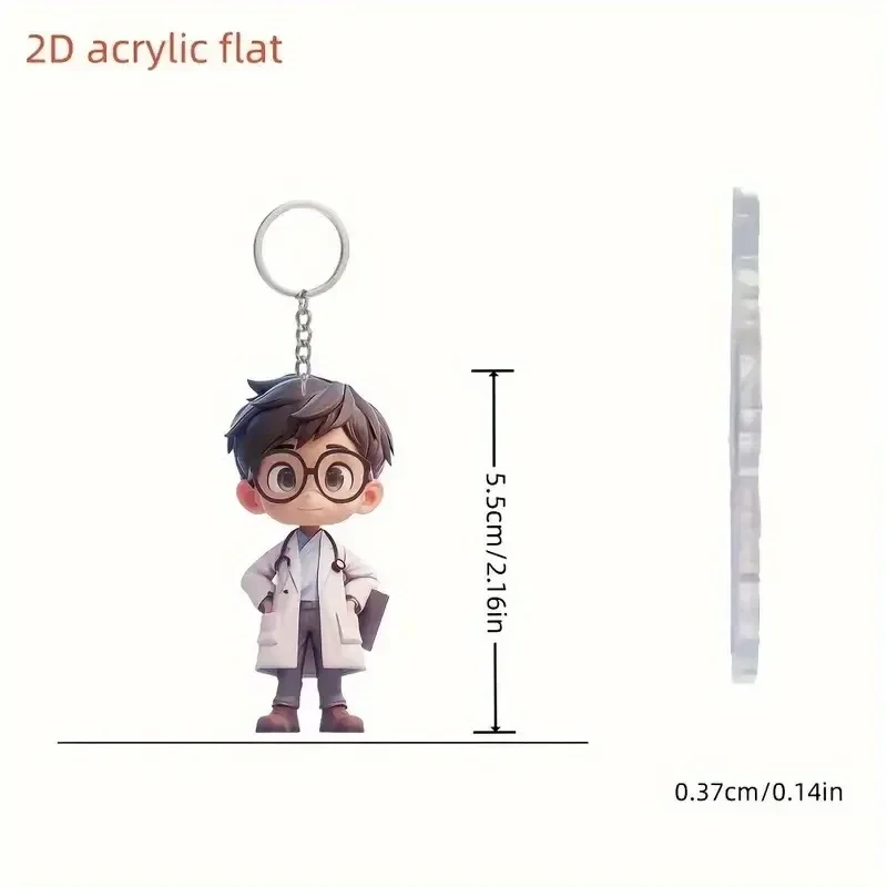 new-2d-flat-nurse-doctor-angel-in-white-var6-1789450411937-297 New 2d Flat Nurse Doctor Angel In White Acrylic Keychain Car Rearview Mirror Backpack Hanging Móc Treo Đeo Thoại, Standee, Móc Khoá In Theo Yêu Cầu, Chất Liệu Mica Dày 4mm, Kích Thước 5.5 Cm, Có In Test Mẫu