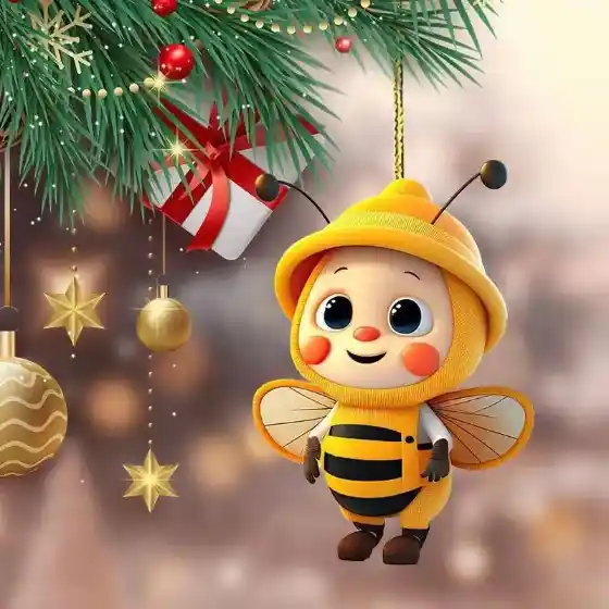 new-animal-keychain-cute-cute-bee-dog-pi-var2-1789446852840-252 New Animal Keychain Cute Cute Bee Dog Pig Acrylic Pendant Car Rearview Mirror Pendant Gift Móc Treo Đeo Thoại, Standee, Móc Khoá In Theo Yêu Cầu, Chất Liệu Mica Dày 4mm, Kích Thước 5.5 Cm, Có In Test Mẫu