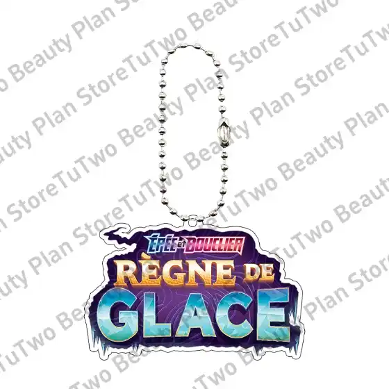 New Anime Epee Et Bouclier French Pocket Monster Tcg Trading Card Game Creative Acrylic Móc Treo Đeo Thoại, Standee, Móc Khoá In Theo Yêu Cầu, Chất Liệu Mica Dày 4mm, Kích Thước 5.5 Cm, Có In Test Mẫu