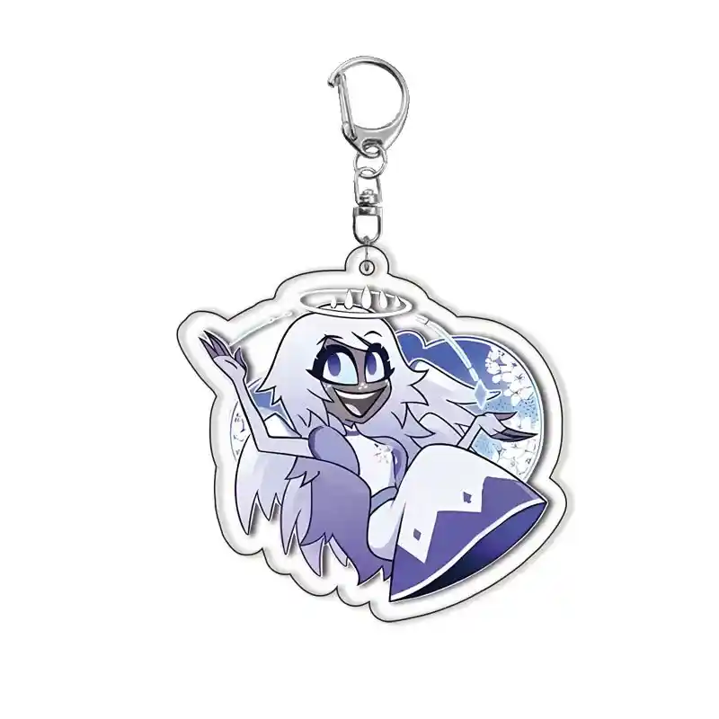 new-anime-figure-acrylic-keychain-model-var2-1789475651289-328 New Anime Figure Acrylic Keychain Model Plate 1pc Alastor Sign Backpack Pendant Key Chain Móc Treo Đeo Thoại, Standee, Móc Khoá In Theo Yêu Cầu, Chất Liệu Mica Dày 4mm, Kích Thước 5.5 Cm, Có In Test Mẫu