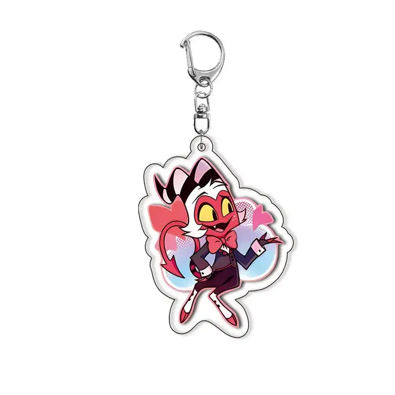 new-anime-figure-acrylic-keychain-model-var7-1789475660273-828 New Anime Figure Acrylic Keychain Model Plate 1pc Alastor Sign Backpack Pendant Key Chain Móc Treo Đeo Thoại, Standee, Móc Khoá In Theo Yêu Cầu, Chất Liệu Mica Dày 4mm, Kích Thước 5.5 Cm, Có In Test Mẫu