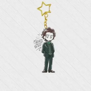 New Anime Moriarty The Patriot Acrylic Keychain Model Cosplay Characters Ornament Móc Treo Đeo Thoại, Standee, Móc Khoá In Theo Yêu Cầu, Chất Liệu Mica Dày 4mm, Kích Thước 5.5 Cm, Có In Test Mẫu