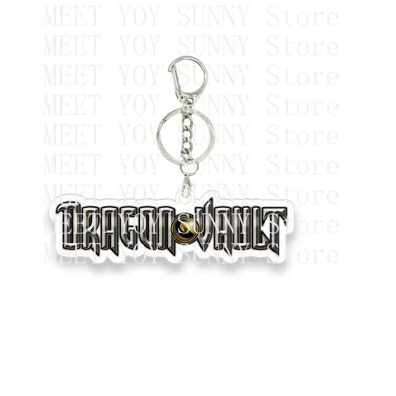 New Anime Pocket Monster Live Logo Creative Keychain Decor Black White Cartoon Classic Móc Treo Đeo Thoại, Standee, Móc Khoá In Theo Yêu Cầu, Chất Liệu Mica Dày 4mm, Kích Thước 5.5 Cm, Có In Test Mẫu