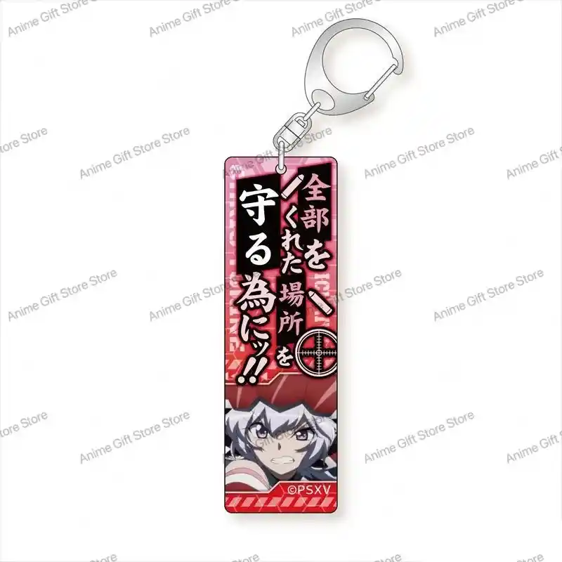 New Anime Symphogear Acrylic Keychain Cosplay Prop Decor Cartoons Present Firend Festivals Móc Treo Đeo Thoại, Standee, Móc Khoá In Theo Yêu Cầu, Chất Liệu Mica Dày 4mm, Kích Thước 5.5 Cm, Có In Test Mẫu