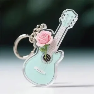 New Musical Instrument Guitar Pvc Acrylic Keychain Cartoon Small Gift Pendant Rose Móc Treo Đeo Thoại, Standee, Móc Khoá In Theo Yêu Cầu, Chất Liệu Mica Dày 4mm, Kích Thước 5.5 Cm, Có In Test Mẫu New Musical Instrument Guitar Pvc Acrylic Keychain Cartoon Small Gift Pendant Rose Móc Treo Đeo Thoại, Standee, Móc Khoá In Theo Yêu Cầu, Chất Liệu Mica Dày 4mm, Kích Thước 5.5 Cm, Có In Test Mẫu