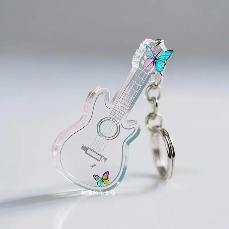 new-musical-instrument-guitar-pvc-acryli-var4-1789460560001-39 New Musical Instrument Guitar Pvc Acrylic Keychain Cartoon Small Gift Pendant Rose Móc Treo Đeo Thoại, Standee, Móc Khoá In Theo Yêu Cầu, Chất Liệu Mica Dày 4mm, Kích Thước 5.5 Cm, Có In Test Mẫu