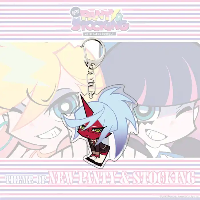 New Panty & Stocking With Garterbelt Acrylic Keychain, Panty Stocking Scanty Kneesocks Móc Treo Đeo Thoại, Standee, Móc Khoá In Theo Yêu Cầu, Chất Liệu Mica Dày 4mm, Kích Thước 5.5 Cm, Có In Test Mẫu