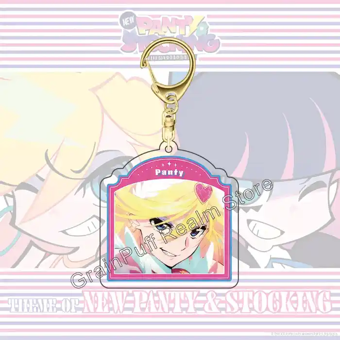 new-panty-stocking-with-garterbelt-acryl-var3-1789536201883-341 New Panty & Stocking With Garterbelt Acrylic Keychain - Panty Stocking Garterbelt Figure - Móc Treo Đeo Thoại, Standee, Móc Khoá In Theo Yêu Cầu, Chất Liệu Mica Dày 4mm, Kích Thước 5.5 Cm, Có In Test Mẫu