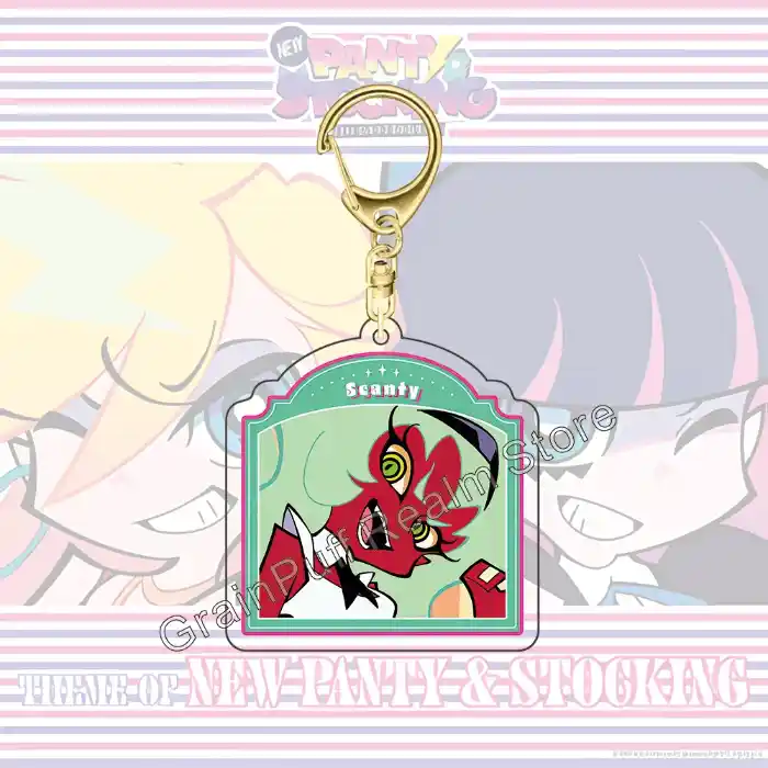 new-panty-stocking-with-garterbelt-acryl-var7-1789536213118-302 New Panty & Stocking With Garterbelt Acrylic Keychain - Panty Stocking Garterbelt Figure - Móc Treo Đeo Thoại, Standee, Móc Khoá In Theo Yêu Cầu, Chất Liệu Mica Dày 4mm, Kích Thước 5.5 Cm, Có In Test Mẫu
