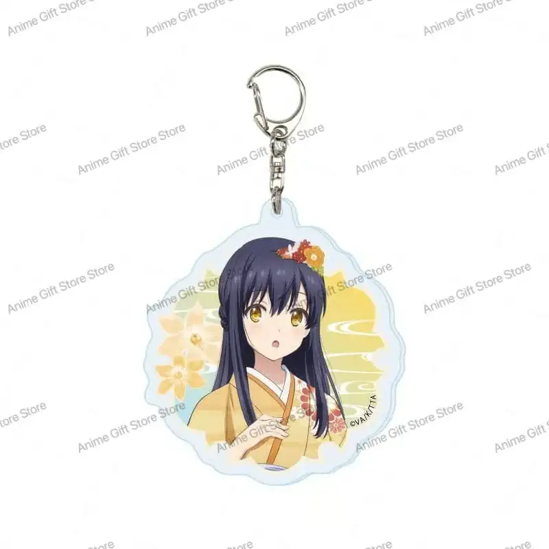 New Product Anime Game Summer Pockets Acrylic Keychain Creative Accessory Small Cartoon Móc Treo Đeo Thoại, Standee, Móc Khoá In Theo Yêu Cầu, Chất Liệu Mica Dày 4mm, Kích Thước 5.5 Cm, Có In Test Mẫu