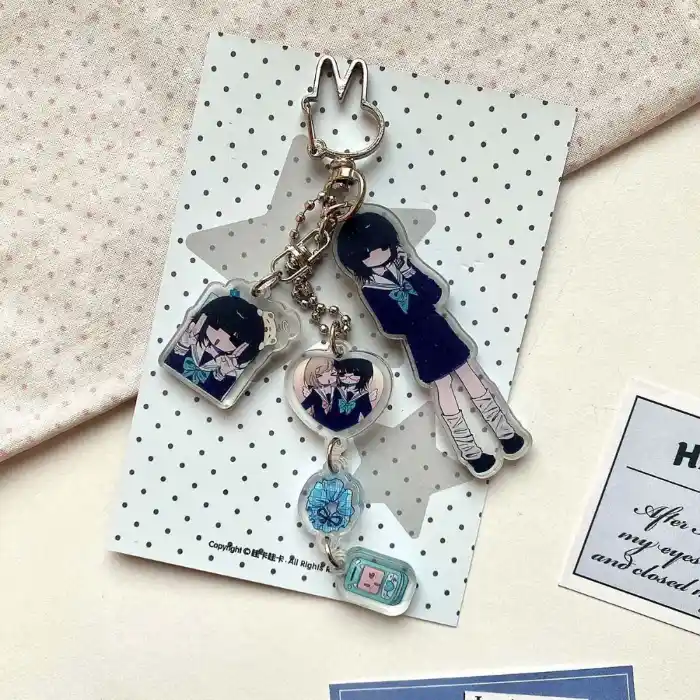 new-y2k-cartoon-girl-acrylic-keychain-di-var2-1789606178494-72 New Y2k Cartoon Girl Acrylic Keychain Diy Aesthetic Keyring Kawaii Backpack Pendant Charm Móc Treo Đeo Thoại, Standee, Móc Khoá In Theo Yêu Cầu, Chất Liệu Mica Dày 4mm, Kích Thước 5.5 Cm, Có In Test Mẫu