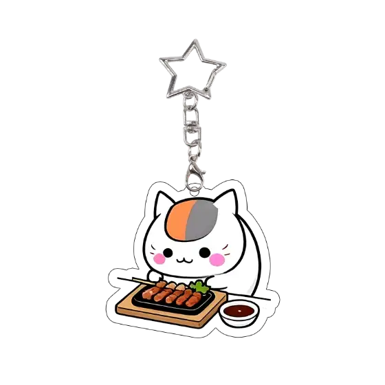 nyankosensei-acrylic-keychain-natsumes-b-var3-1789624410813-80 Nyanko-sensei Acrylic Keychain Natsume's Book Of Friends Student Anime Cartoon Pendant Chibi Móc Treo Đeo Thoại, Standee, Móc Khoá In Theo Yêu Cầu, Chất Liệu Mica Dày 4mm, Kích Thước 5.5 Cm, Có In Test Mẫu
