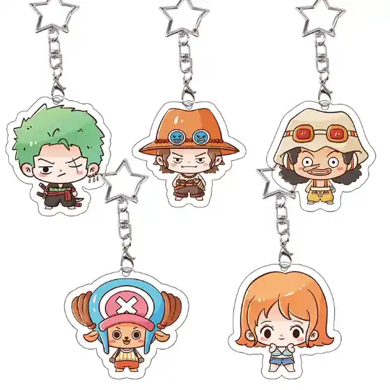 One Piece Acrylic Keychain Roronoa Zoro Kawaii Nami Anime Cartoon Tony Tony Chopper Usopp Móc Treo Đeo Thoại, Standee, Móc Khoá In Theo Yêu Cầu, Chất Liệu Mica Dày 4mm, Kích Thước 5.5 Cm, Có In Test Mẫu