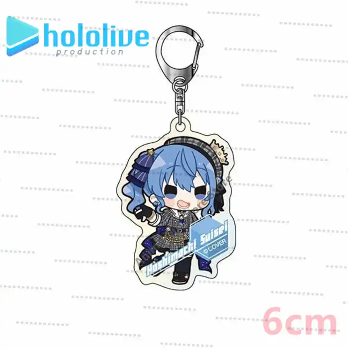 p10-kawaii-anime-hololive-keychain-carto-var6-1789456305873-577 P10 Kawaii Anime Hololive Keychain Cartoon Acrylic Decorative Backpack Pendant Jewelry Gift Móc Treo Đeo Thoại, Standee, Móc Khoá In Theo Yêu Cầu, Chất Liệu Mica Dày 4mm, Kích Thước 5.5 Cm, Có In Test Mẫu