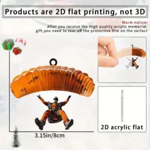 Paragliding Enthusiasts Pendant Keychain Skydiving 2d Flat Acrylic Ornament Hanging Móc Treo Đeo Thoại, Standee, Móc Khoá In Theo Yêu Cầu, Chất Liệu Mica Dày 4mm, Kích Thước 5.5 Cm, Có In Test Mẫu Paragliding Enthusiasts Pendant Keychain Skydiving 2d Flat Acrylic Ornament Hanging Móc Treo Đeo Thoại, Standee, Móc Khoá In Theo Yêu Cầu, Chất Liệu Mica Dày 4mm, Kích Thước 5.5 Cm, Có In Test Mẫu