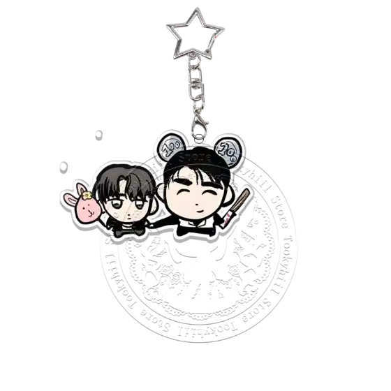 Payback Acrylic Keychain Set Anime Cartoon Yoohan Jay Jinwoo Bag Decor Pendant Keyring Anime Móc Treo Đeo Thoại, Standee, Móc Khoá In Theo Yêu Cầu, Chất Liệu Mica Dày 4mm, Kích Thước 5.5 Cm, Có In Test Mẫu