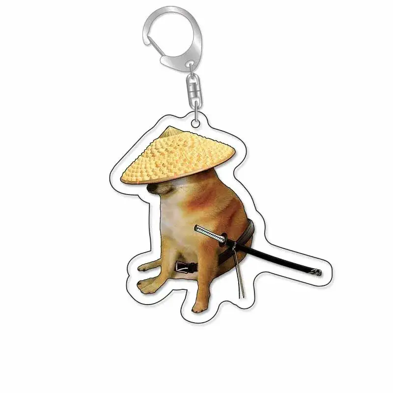 Pet Keychain Expression Pendant Frog Dog Creativity Kitten Photos Souvenirs Acrylic Package Móc Treo Đeo Thoại, Standee, Móc Khoá In Theo Yêu Cầu, Chất Liệu Mica Dày 4mm, Kích Thước 5.5 Cm, Có In Test Mẫu