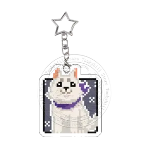 Pixel Daemons Of The Shadow Realm Acrylic Keychain Exquisite Anime Cartoon Cosplay Props Móc Treo Đeo Thoại, Standee, Móc Khoá In Theo Yêu Cầu, Chất Liệu Mica Dày 4mm, Kích Thước 5.5 Cm, Có In Test Mẫu