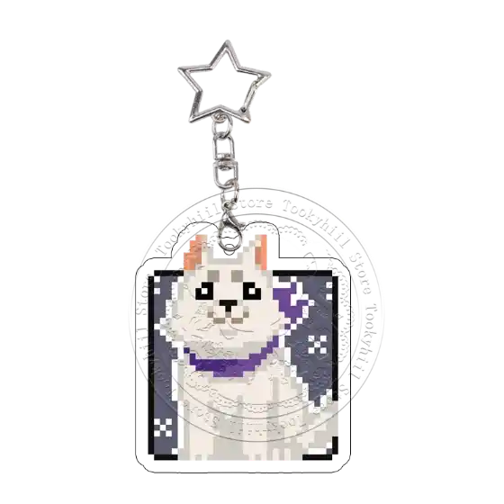 Pixel Daemons Of The Shadow Realm Acrylic Keychain Exquisite Anime Cartoon Cosplay Props Móc Treo Đeo Thoại, Standee, Móc Khoá In Theo Yêu Cầu, Chất Liệu Mica Dày 4mm, Kích Thước 5.5 Cm, Có In Test Mẫu