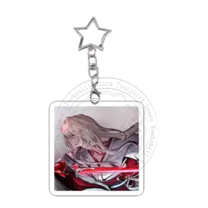 Pixel Daemons Of The Shadow Realm Acrylic Keychain Exquisite Anime Cartoon Cosplay Props Móc Treo Đeo Thoại, Standee, Móc Khoá In Theo Yêu Cầu, Chất Liệu Mica Dày 4mm, Kích Thước 5.5 Cm, Có In Test Mẫu