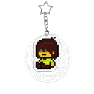 Pixel Deltarune Acrylic Keychain Bag Decor Accessories Sans Chara Keyring Frisk Pendant Móc Treo Đeo Thoại, Standee, Móc Khoá In Theo Yêu Cầu, Chất Liệu Mica Dày 4mm, Kích Thước 5.5 Cm, Có In Test Mẫu