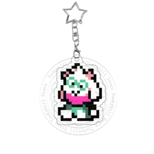 Pixel Deltarune Acrylic Keychain Bag Decor Accessories Sans Chara Keyring Frisk Pendant Móc Treo Đeo Thoại, Standee, Móc Khoá In Theo Yêu Cầu, Chất Liệu Mica Dày 4mm, Kích Thước 5.5 Cm, Có In Test Mẫu