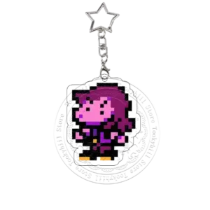 Pixel Deltarune Acrylic Keychain Bag Decor Accessories Sans Chara Keyring Frisk Pendant Móc Treo Đeo Thoại, Standee, Móc Khoá In Theo Yêu Cầu, Chất Liệu Mica Dày 4mm, Kích Thước 5.5 Cm, Có In Test Mẫu