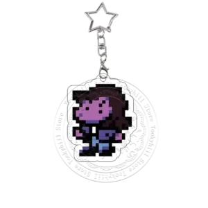 Pixel Deltarune Acrylic Keychain Bag Decor Accessories Sans Chara Keyring Frisk Pendant Móc Treo Đeo Thoại, Standee, Móc Khoá In Theo Yêu Cầu, Chất Liệu Mica Dày 4mm, Kích Thước 5.5 Cm, Có In Test Mẫu