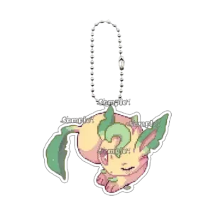 Pixel Kawaii Anime Eevee Sylveon Glaceon Q Version Figure Keychain Accessories Acrylic Charm Móc Treo Đeo Thoại, Standee, Móc Khoá In Theo Yêu Cầu, Chất Liệu Mica Dày 4mm, Kích Thước 5.5 Cm, Có In Test Mẫu