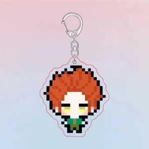 Pixel Keychain Iwatobi Swim Club Cartoon Haruka Makoto Double Sided Acrylic Keyring Móc Treo Đeo Thoại, Standee, Móc Khoá In Theo Yêu Cầu, Chất Liệu Mica Dày 4mm, Kích Thước 5.5 Cm, Có In Test Mẫu